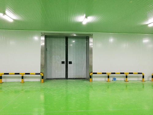 Coca-Cola cold storage entrance